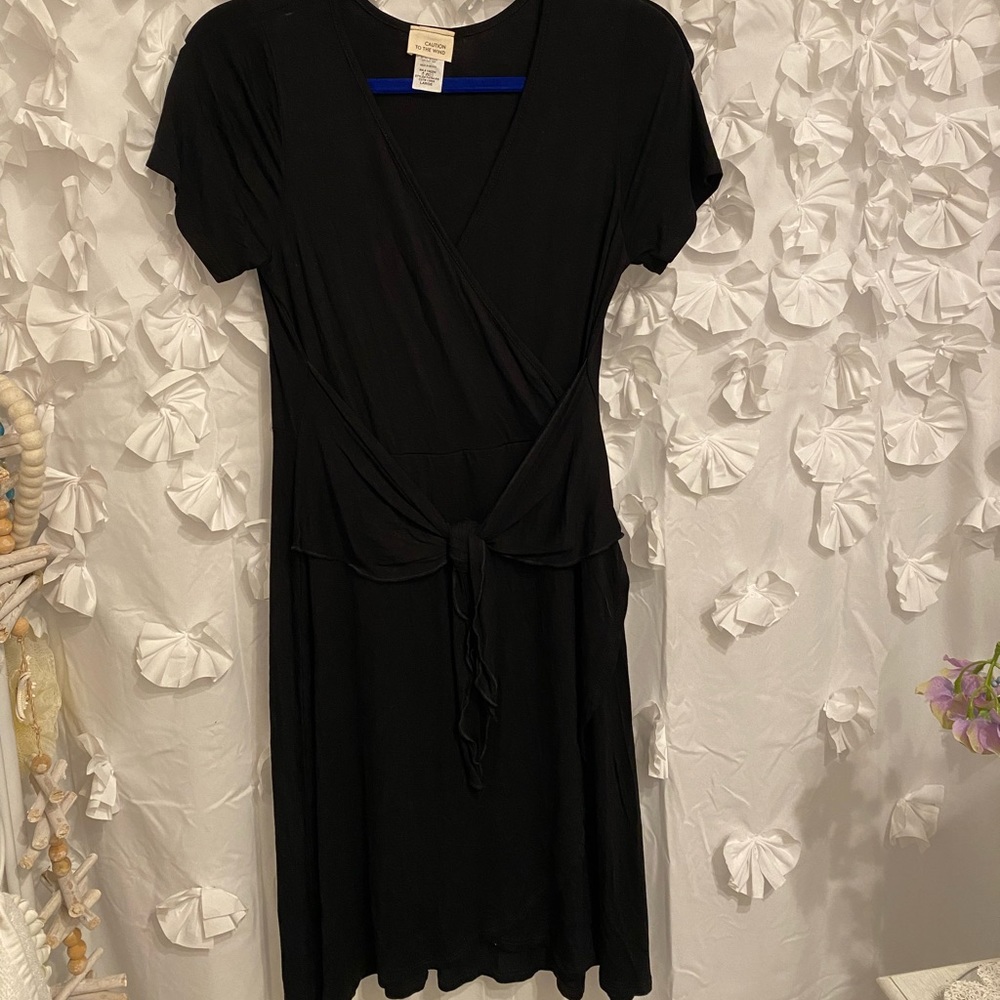 Black Wrap Dress